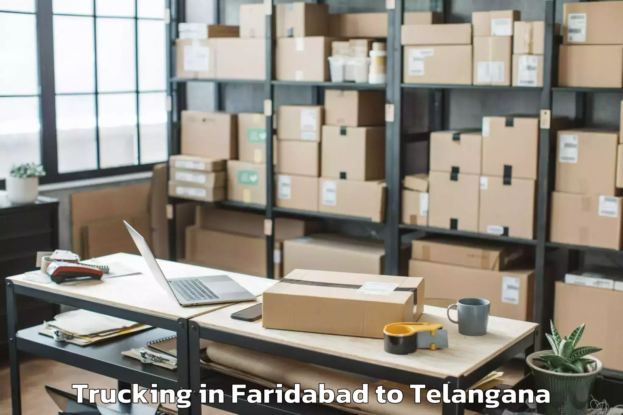 Book Faridabad to Dornakal Trucking Online